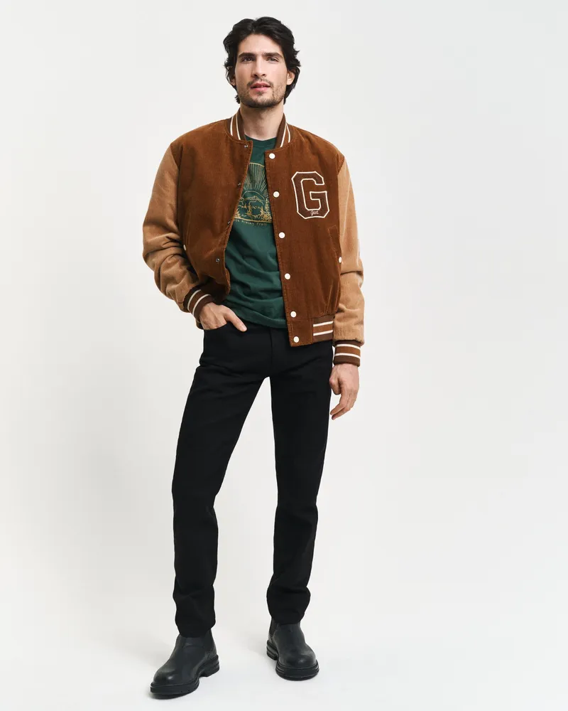 Gant Herren Regular Fit Black Jeans 