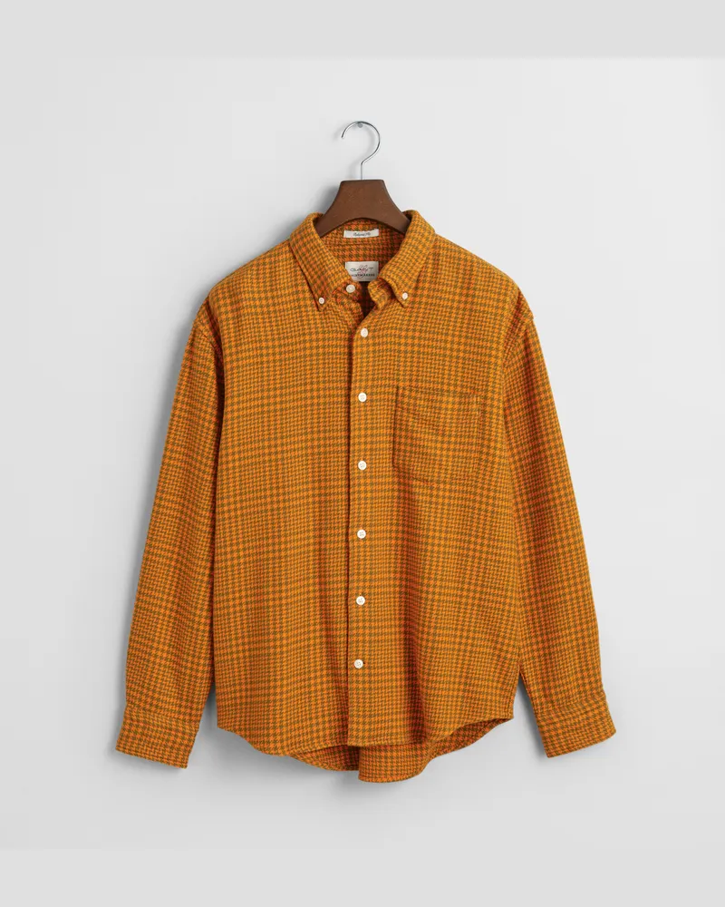 Gant Herren Relaxed Fit Houndstooth Hemd 