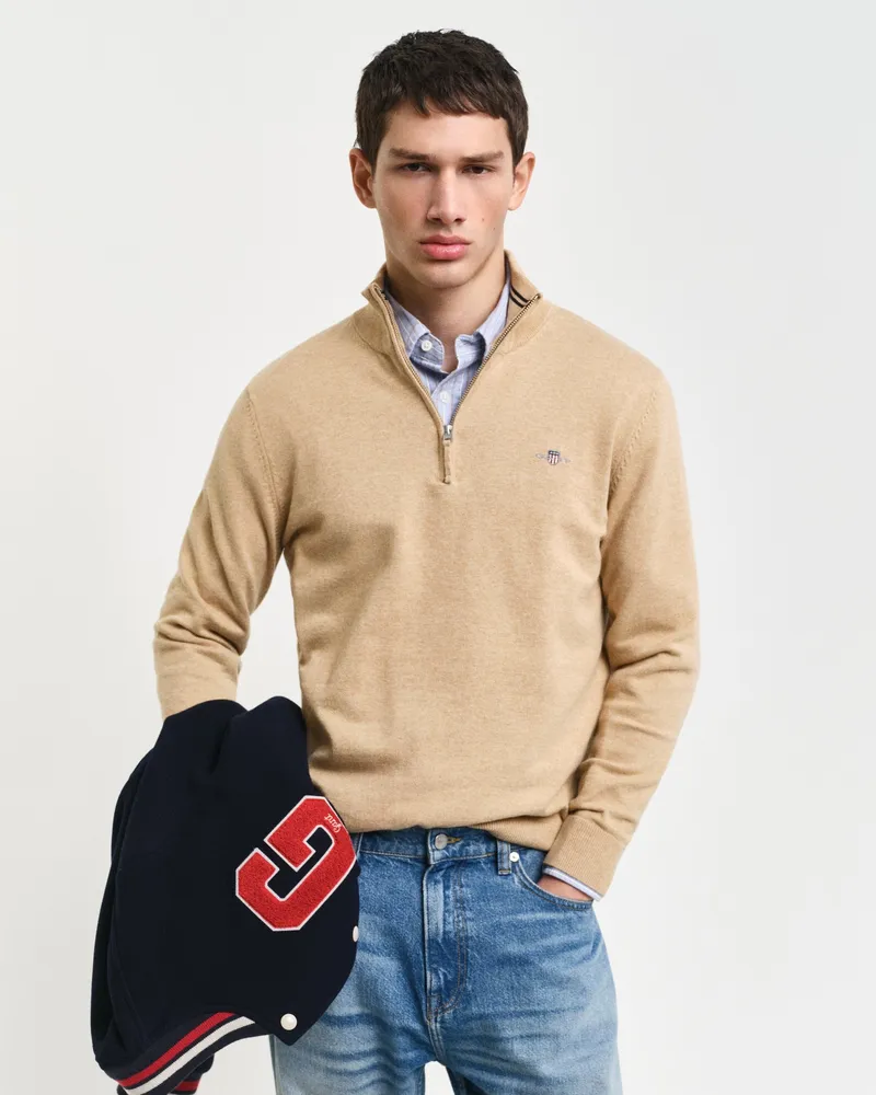 Gant Herren Classic Troyer aus Baumwolle 