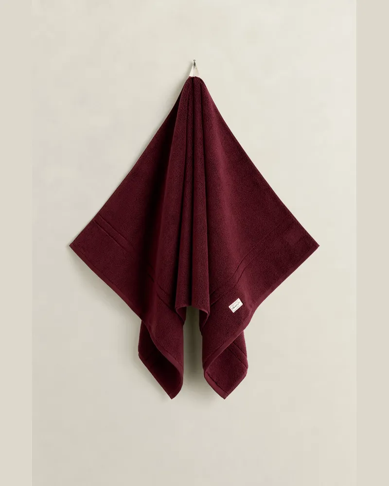 Gant Wohnaccessoires Premium Handtuch 50 x 100 DARKENED WINE Darkened