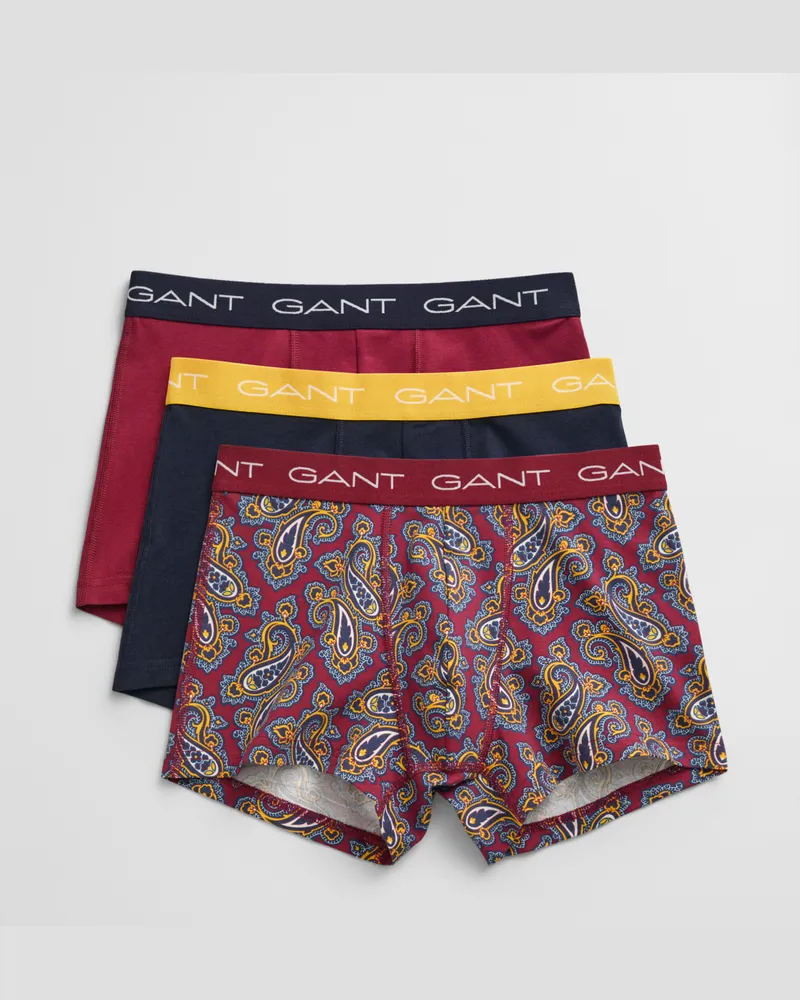 Gant Herren 3er-Pack Boxershorts mit Paisley-Print 