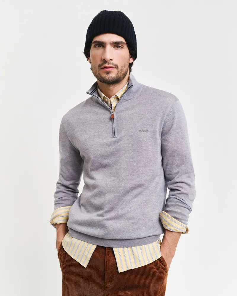 Gant Herren Troyer aus extra feiner Merinowolle 