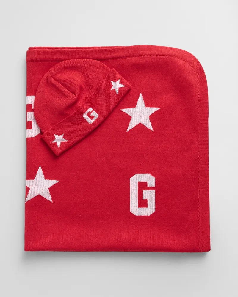 Gant Kids Baby Decke und Beanie im Geschenkset 