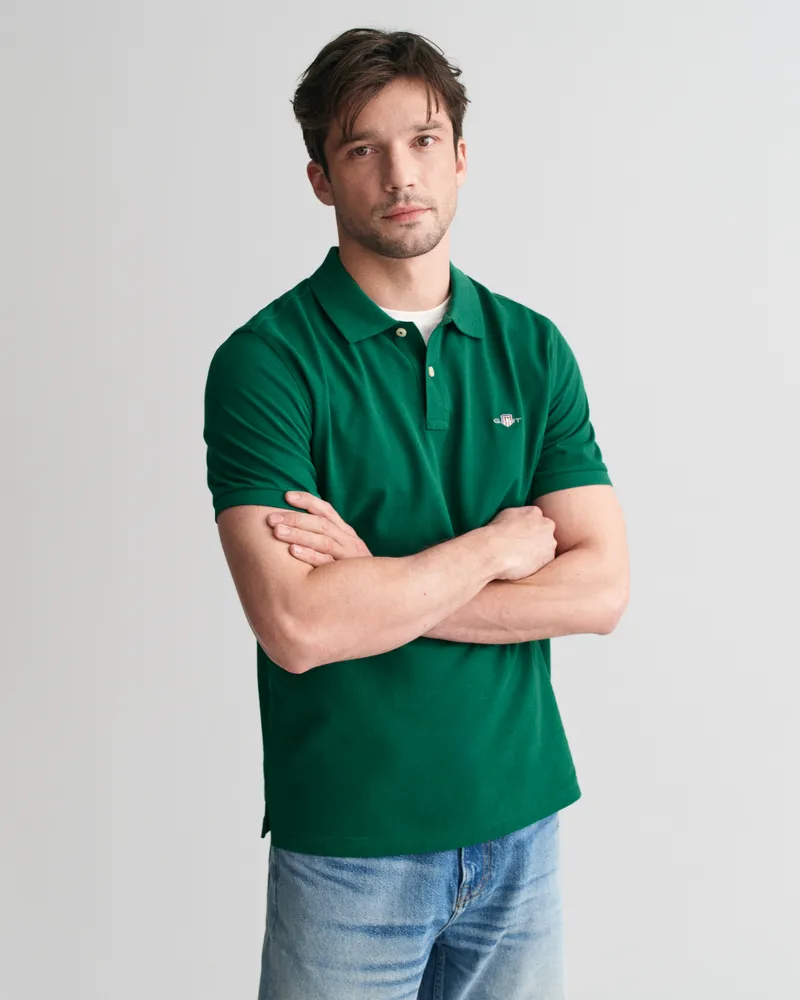 Gant Herren Regular Fit Shield Piqué Poloshirt 