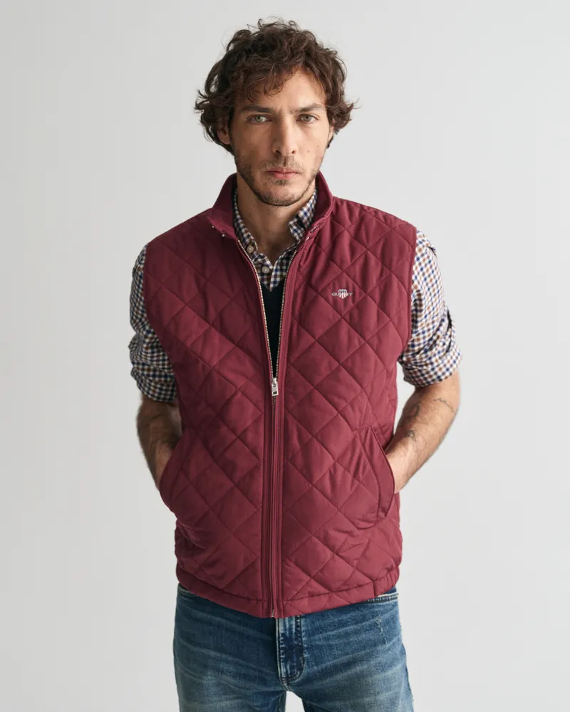 Gant Herren Gesteppte Windcheater Weste 