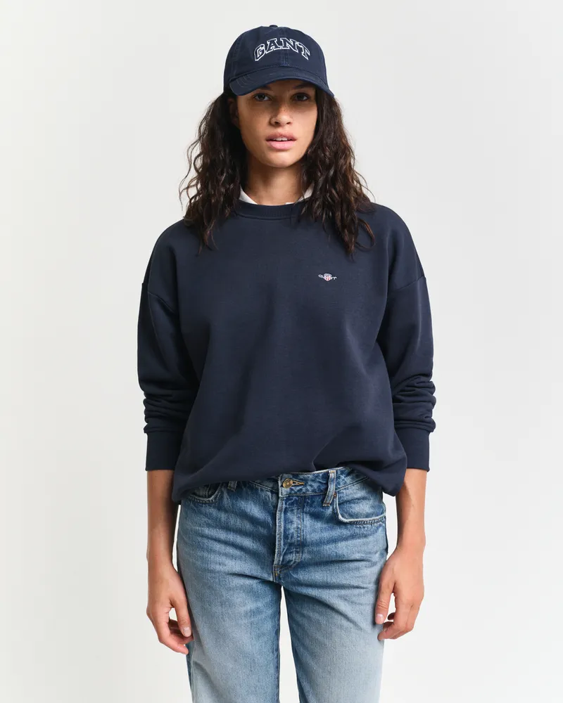 Gant Damen Shield Rundhals-Sweatshirt 