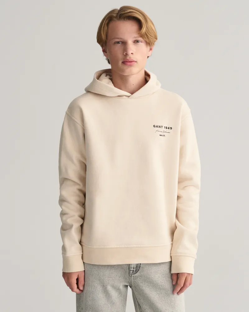Gant Teens Teens Script Graphic Hoodie 