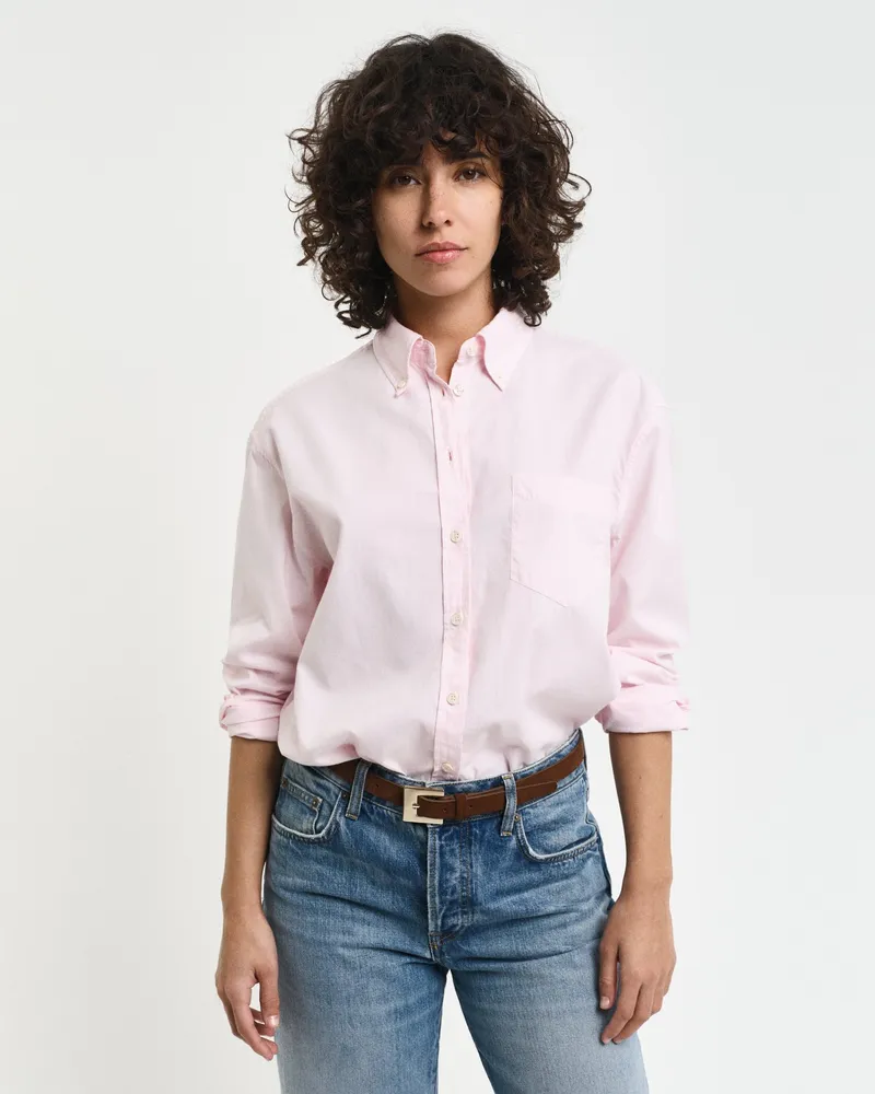 Gant Damen Relaxed Fit Luxury Oxford-Bluse 