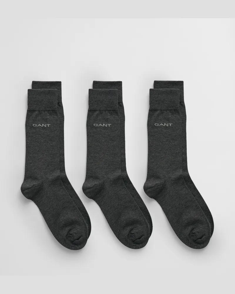 Gant Herren 3er-Pack Socken aus mercerisierter Baumwolle 
