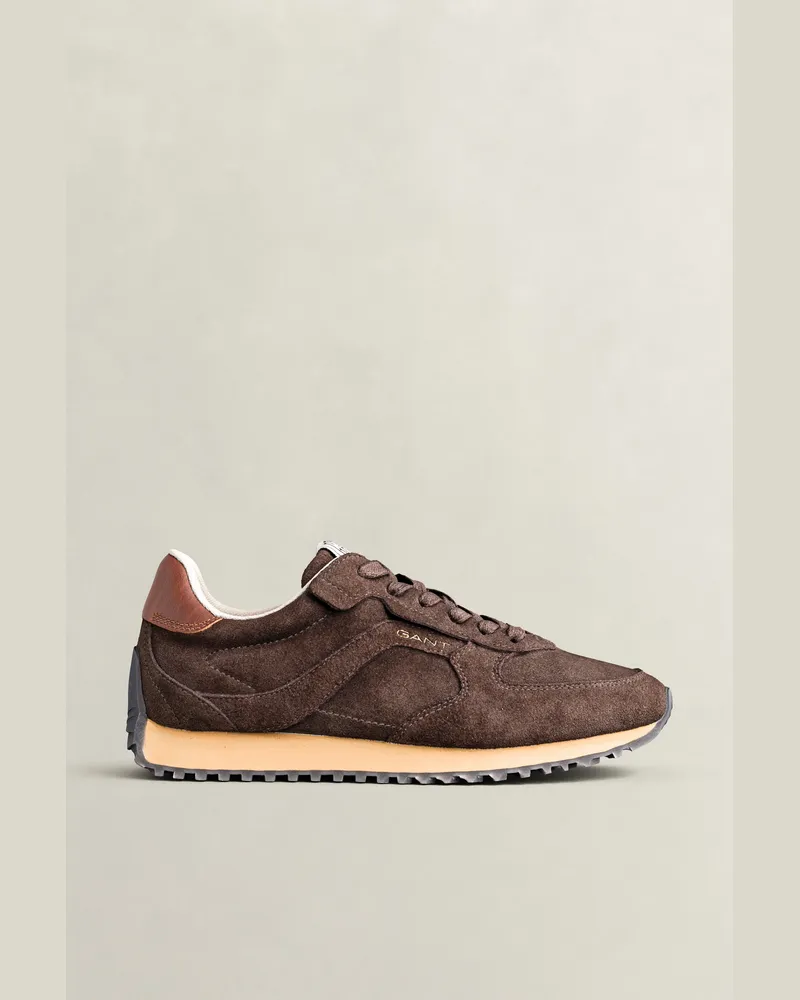 Gant Damen Beja Sneaker aus Veloursleder WEATHERot Braun Weatherot