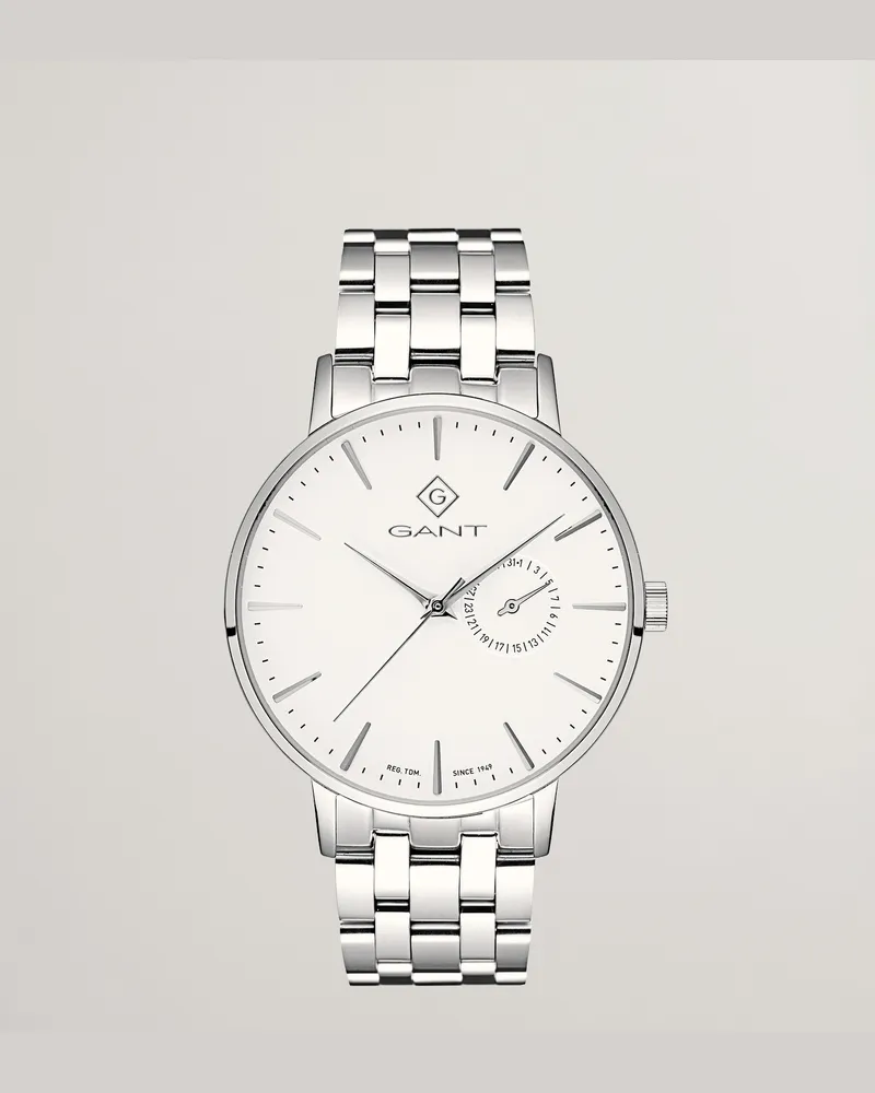 Gant Herren Park Hill III Armbanduhr Weiß Weiß