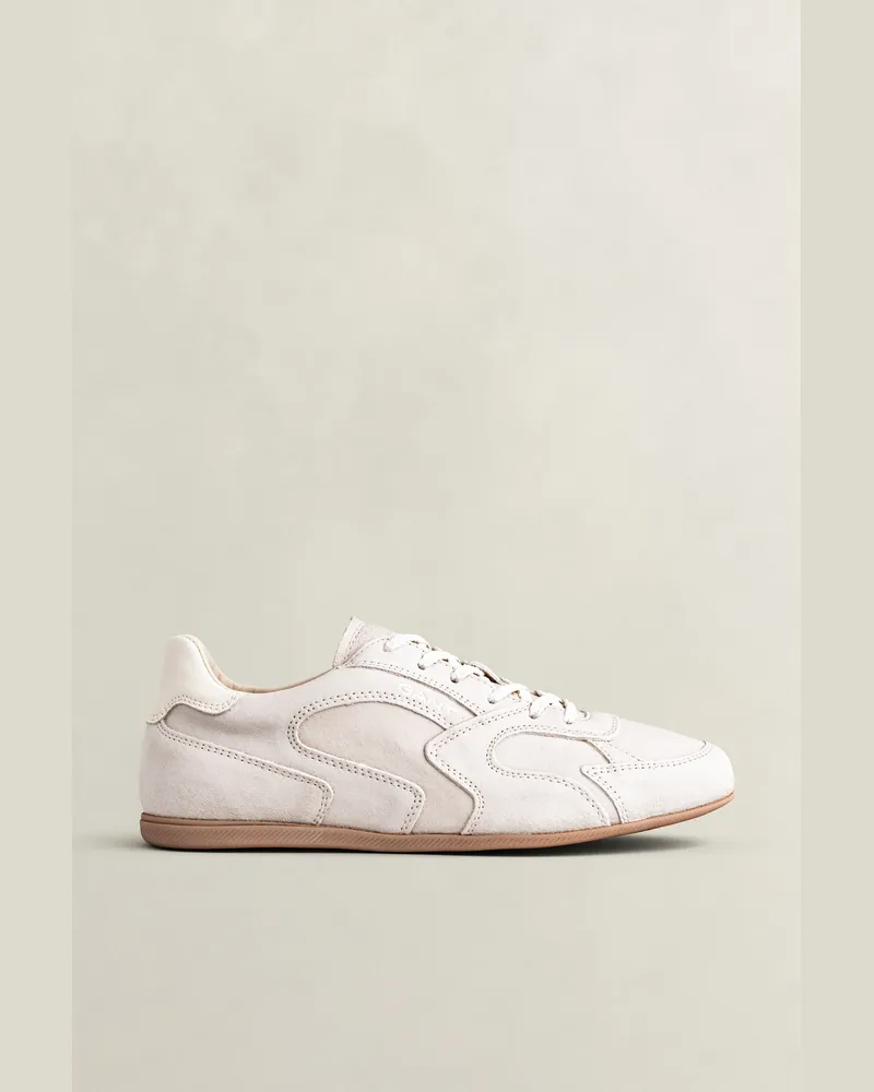 Gant Damen Sperly Sneaker aus Veloursleder HEATHER Grau Heather