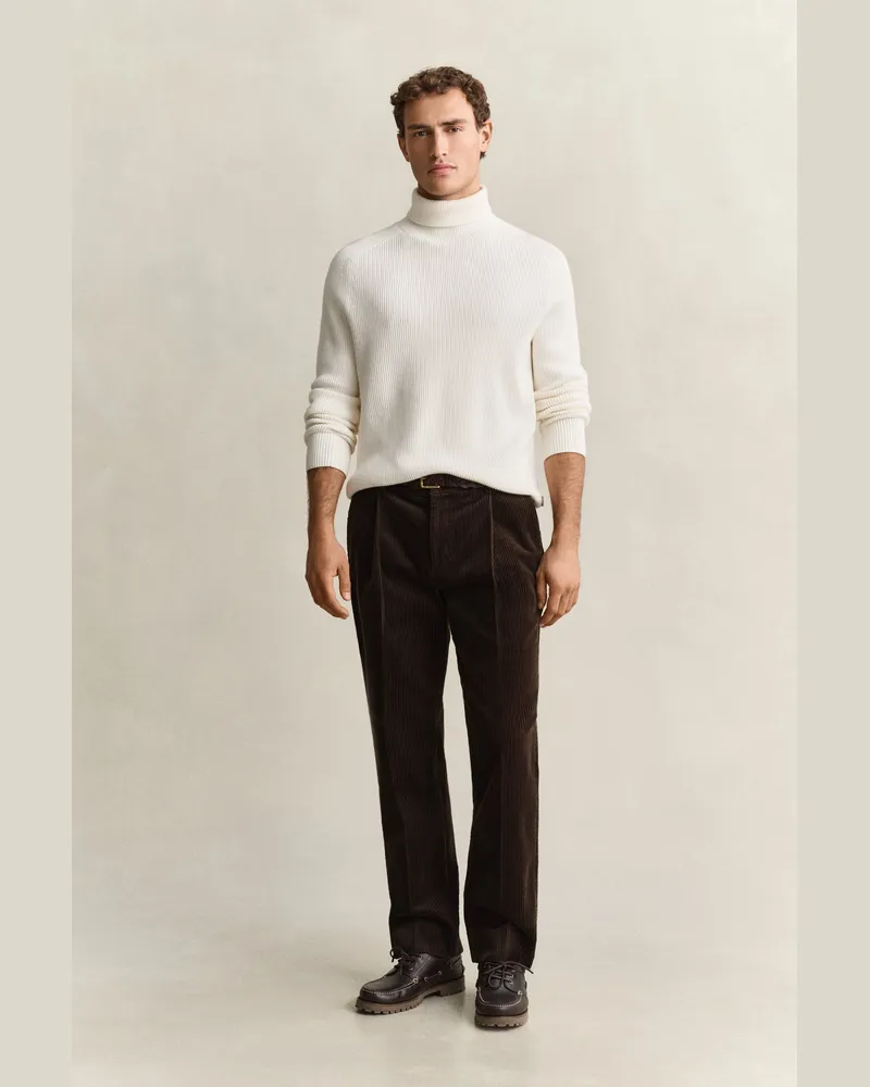 Gant Herren Cord Anzughose Schwarz Braun Schwarz