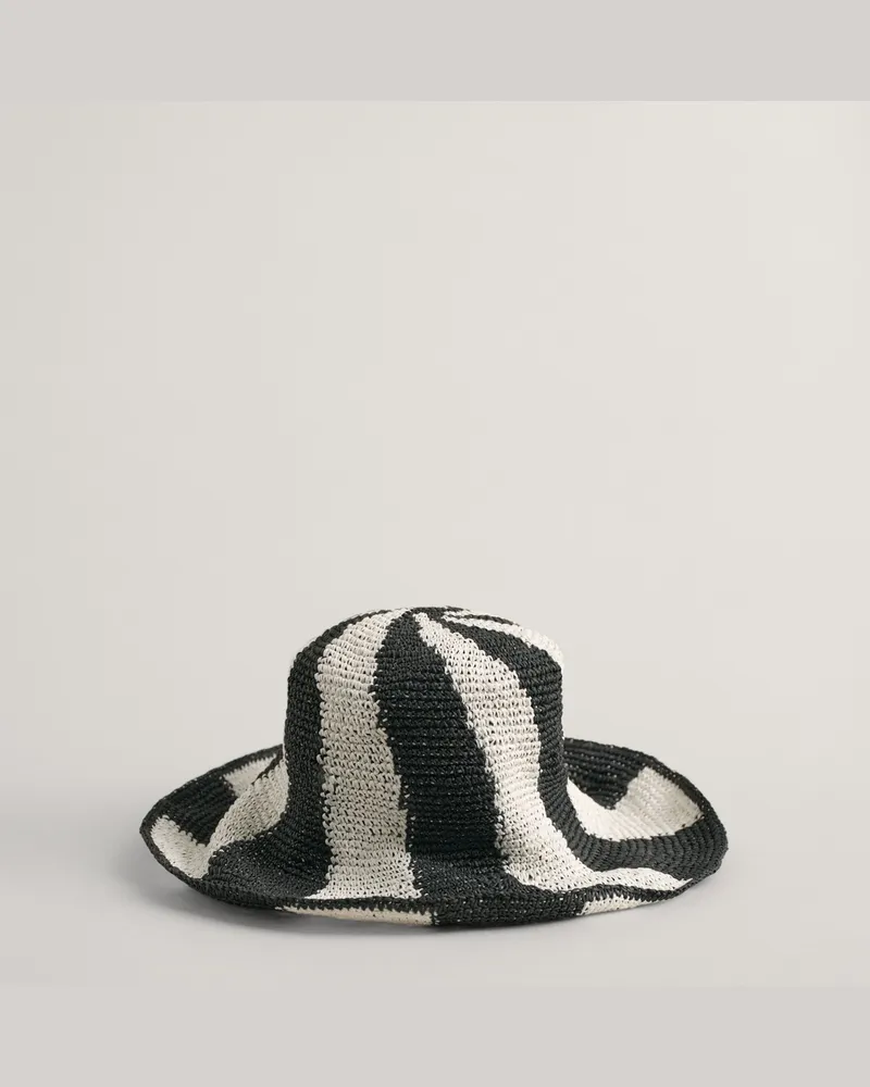 Gant Damen Strohhut mit Streifen 
