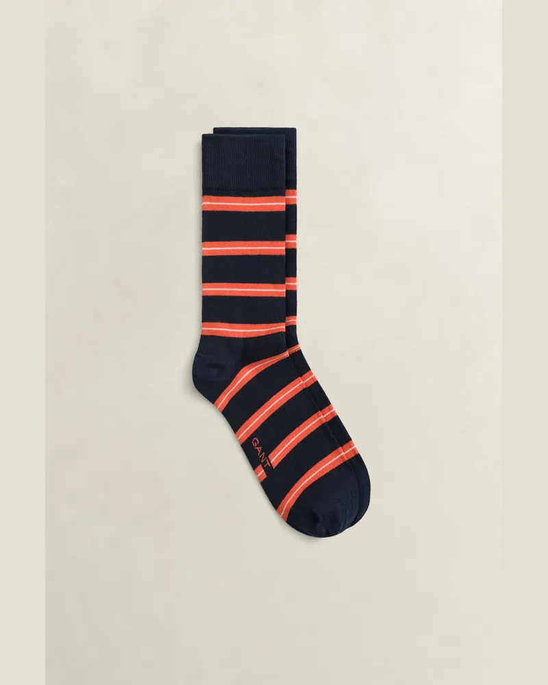 Gant Herren Gestreifte Socken MARINE Marine