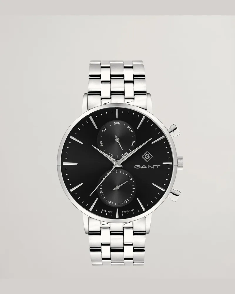 Gant Herren Park Hill Day-Date II Watch Schwarz Schwarz