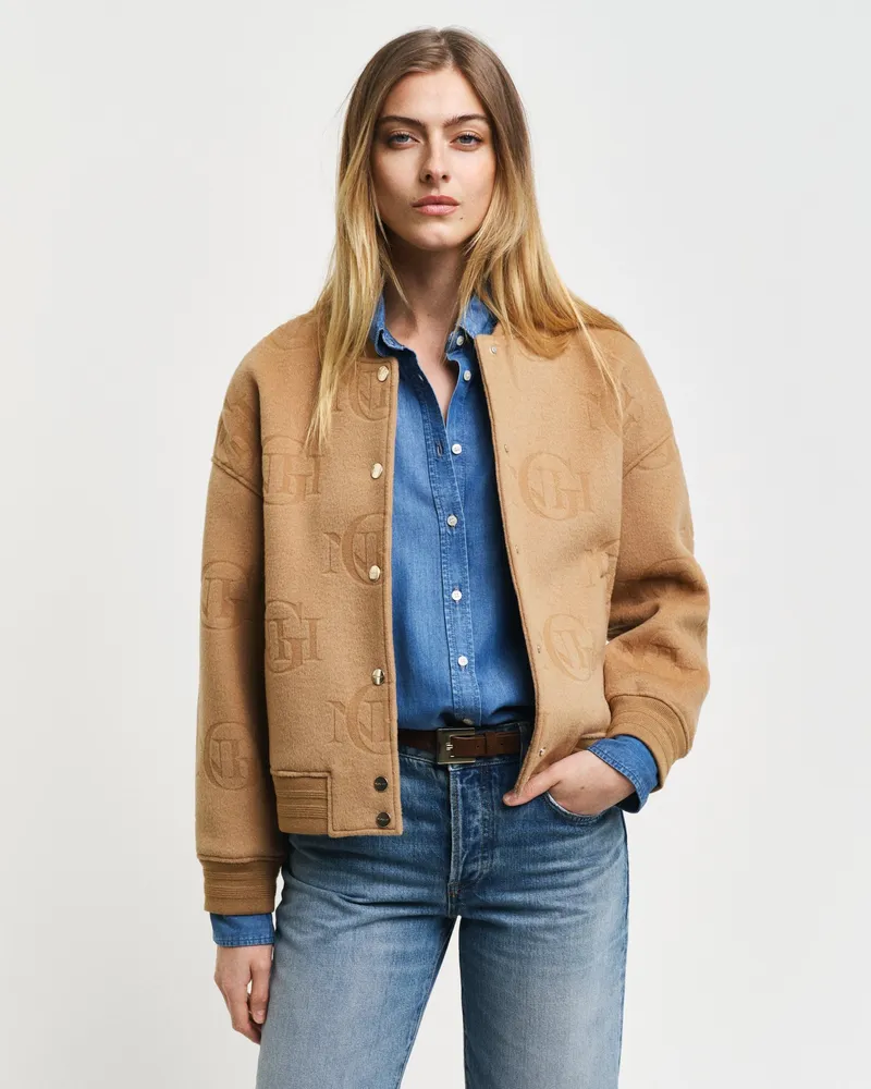 Gant Damen GANT Jacquard Varsity Jacke 