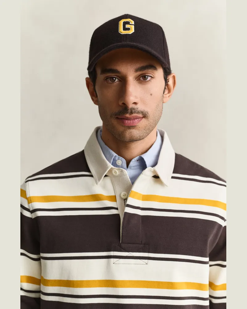 Gant Herren Melton Cap CHARRot WOOD Braun Charrot
