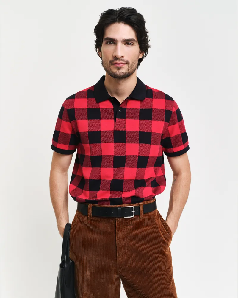 Gant Herren Jacquard Poloshirt 