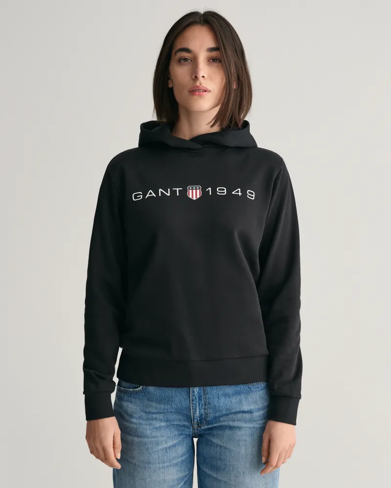 Gant Damen Archive Shield Hoodie mit Print 