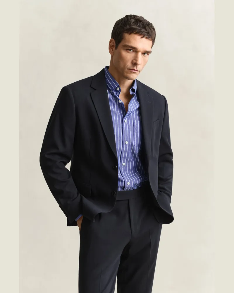Gant Herren Travel Anzugsakko EVENING Blau Evening