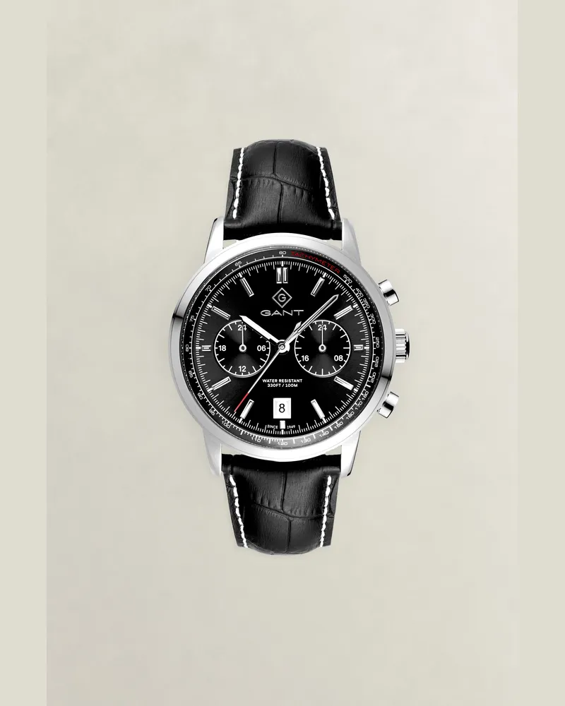 Gant Herren Bergamo Armbanduhr STONE Grau Stone