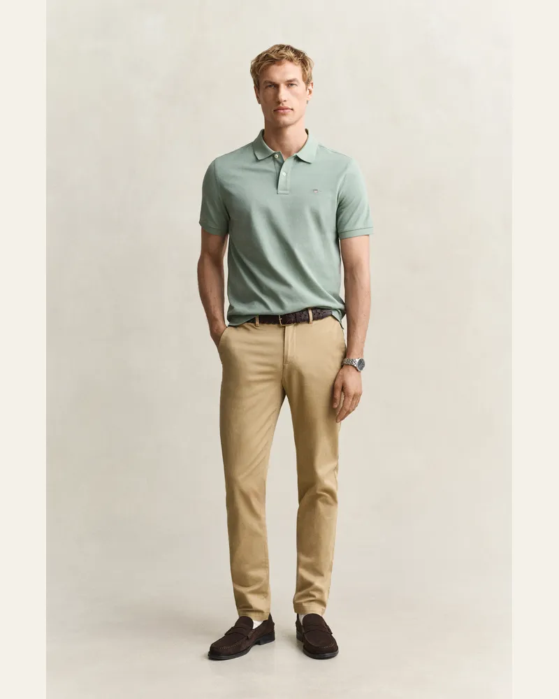 Gant Herren Elegante Slim Fit Chinohose DARK KHAKI Dark
