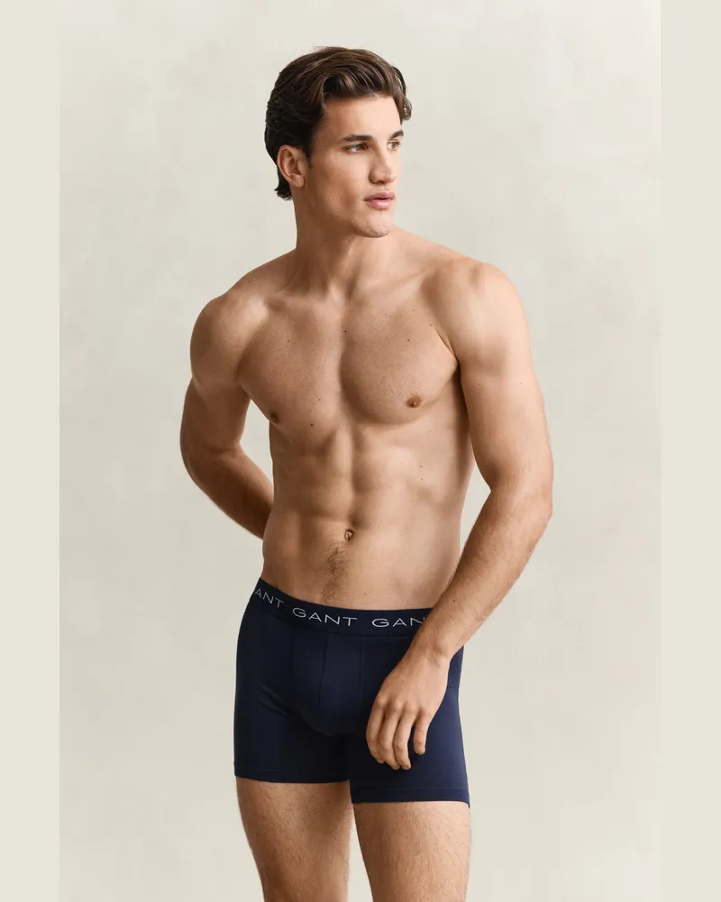 Gant Herren 3er-Pack Boxershorts MARINE Marine