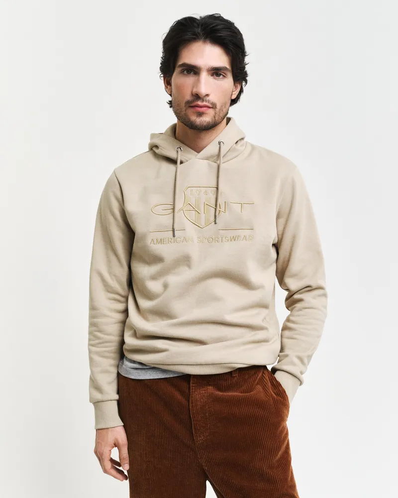 Gant Herren Tonal Shield Hoodie 
