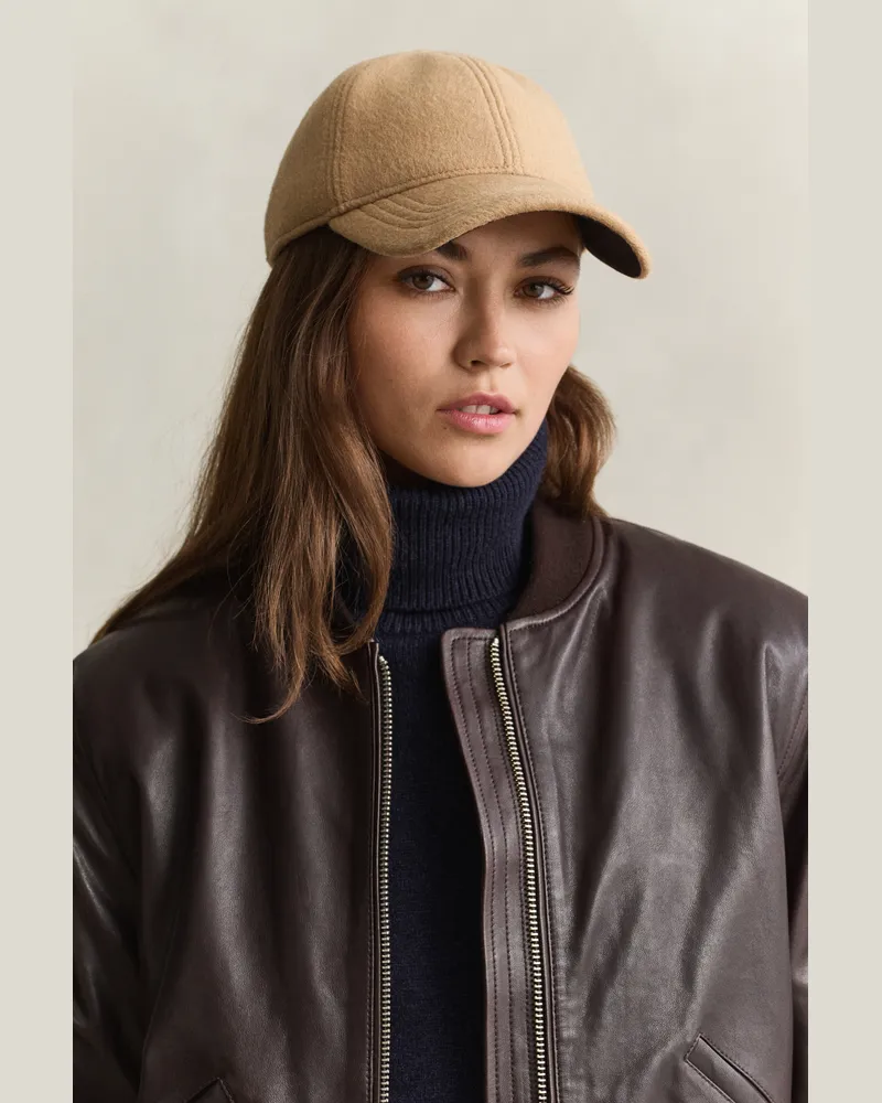 Gant Damen Melton Cap WARM KHAKI Warm