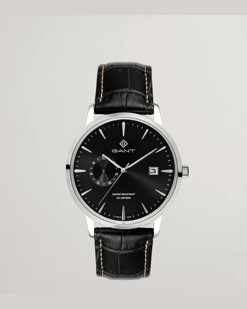 Gant Herren East Hill Armbanduhr Schwarz Schwarz
