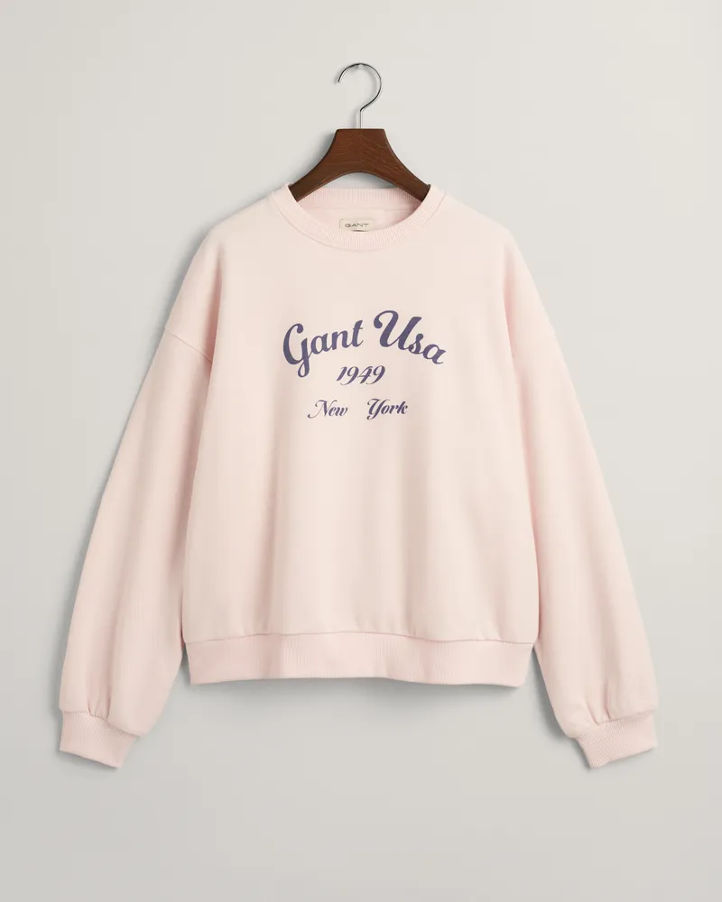 Gant Teens Teen Girls Oversized Script Graphic Sweatshirt 