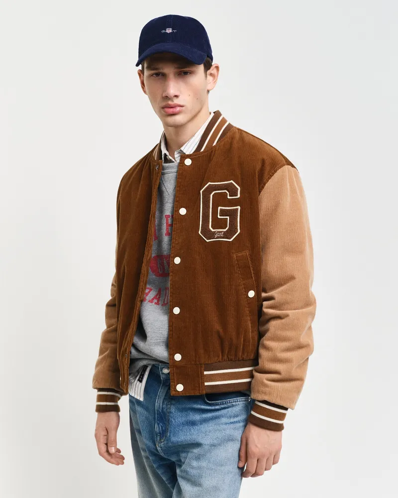 Gant Herren GANT Varsity Cordjacke 