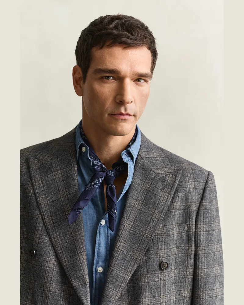 Gant Herren Bandana Schal CLASSIC Blau Classic