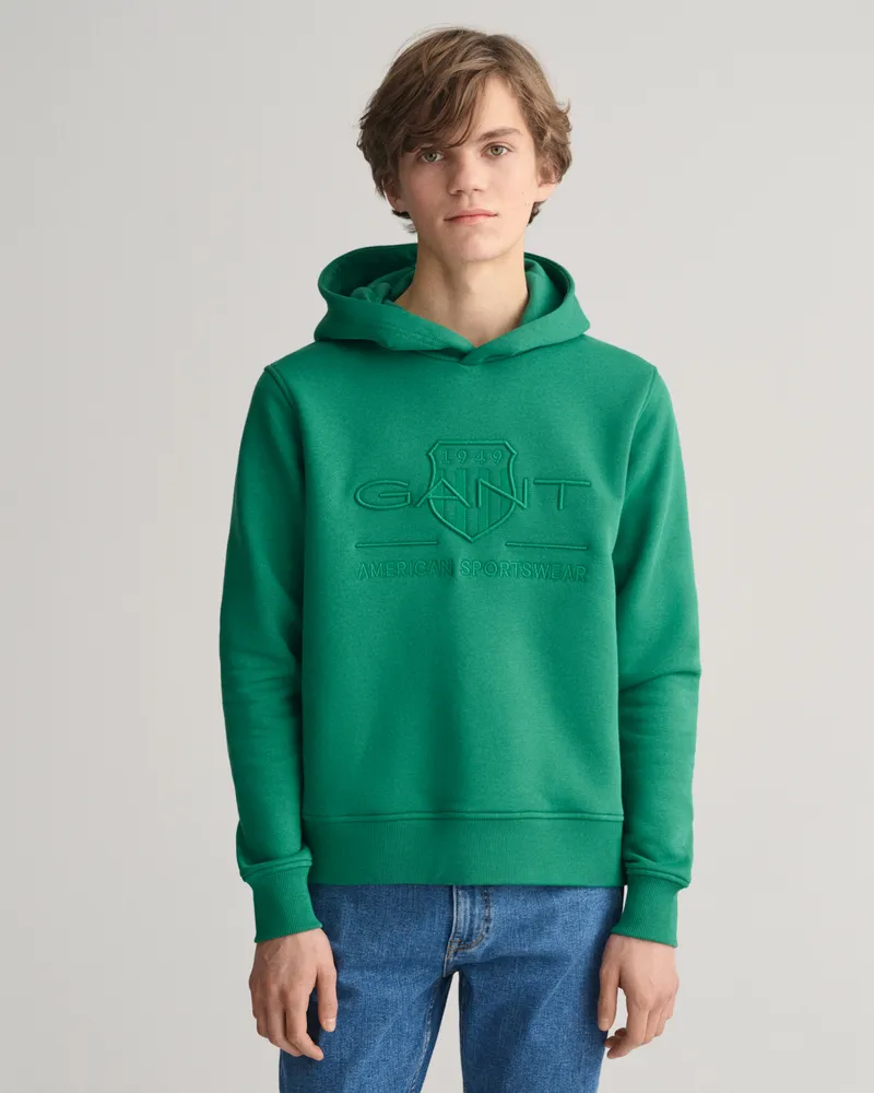 Gant Teens Teens Tonal Shield Hoodie 