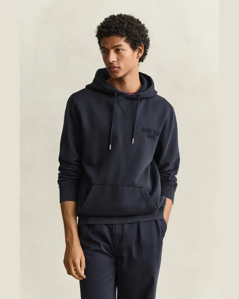 Gant Herren Graphic Hoodie EVENING Blau Evening