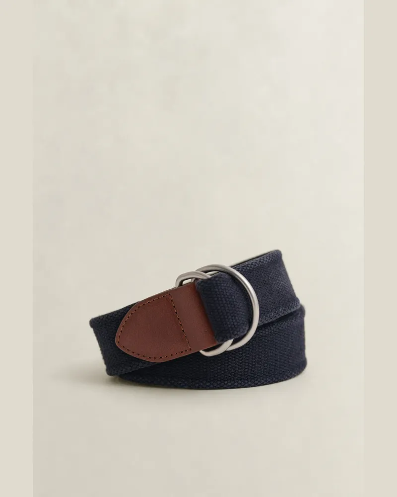 Gant Herren Gewaschener Webgürtel EVENING Blau Evening