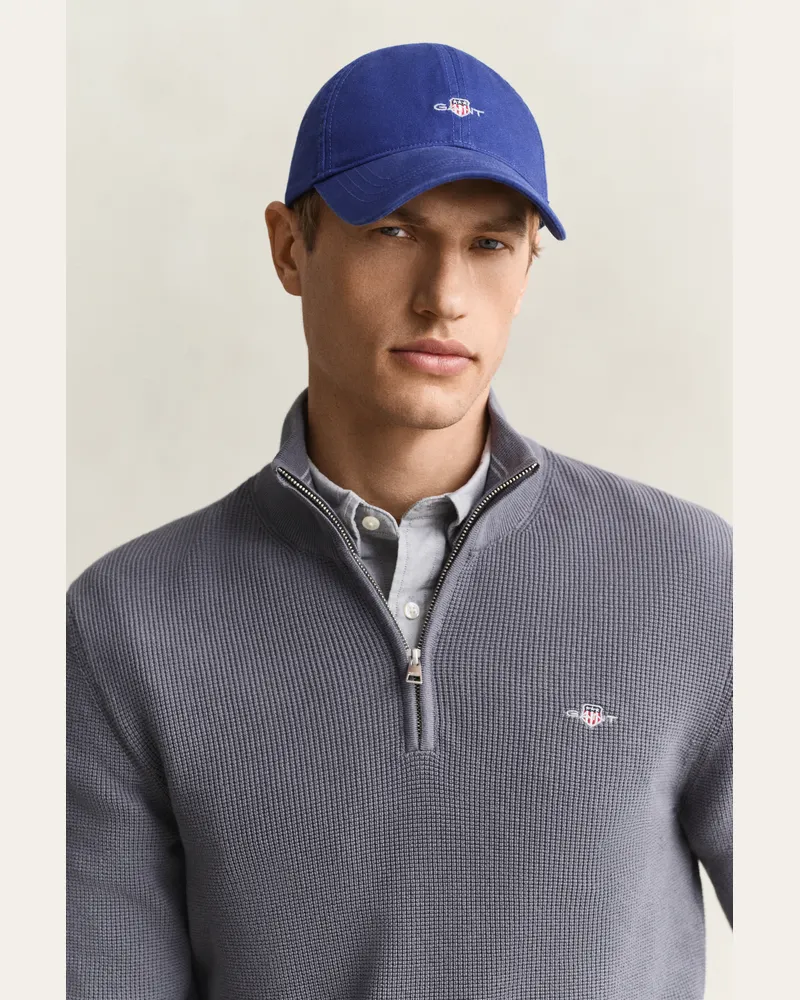 Gant Herren Shield Cap aus Baumwolltwill CRISP Blau Crisp