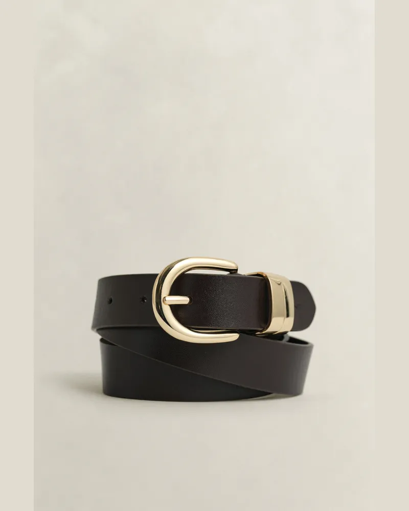 Gant Damen Ledergürtel DEEP Braun Deep
