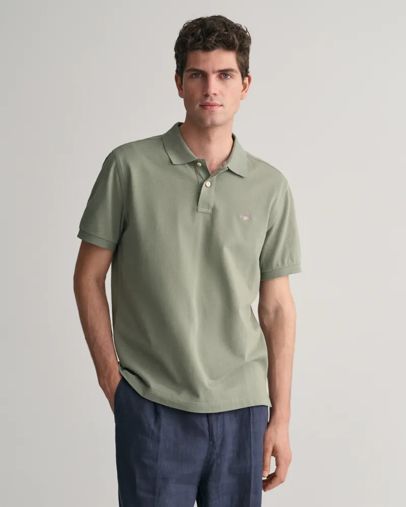 Gant Herren Regular Fit Shield Piqué Poloshirt 
