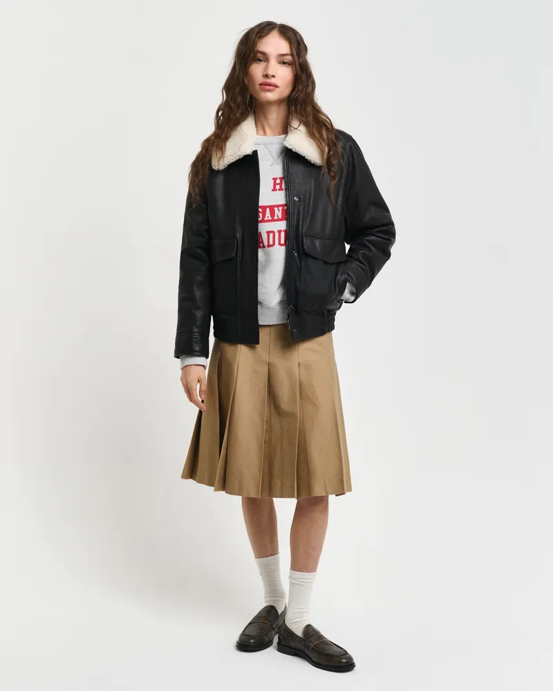 Gant Damen Chinorock mit Falten 