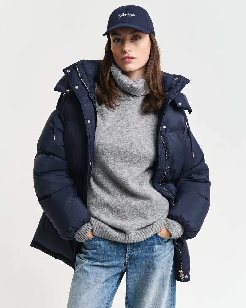 Gant Damen Mittellange Daunenjacke 