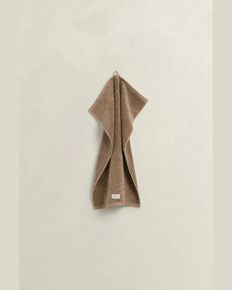 Gant Wohnaccessoires Premium Handtuch 30 x 50 COLD BEIGE Cold