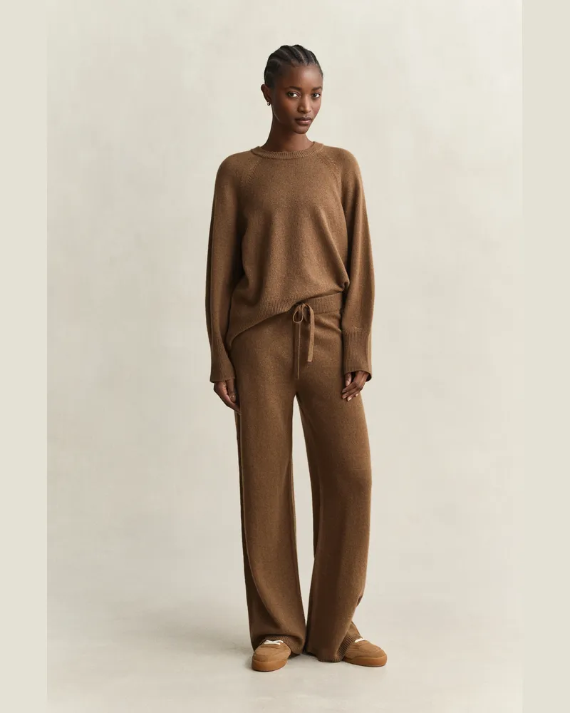 Gant Damen Wollhose mit Kaschmiranteil WARM KHAKI Warm