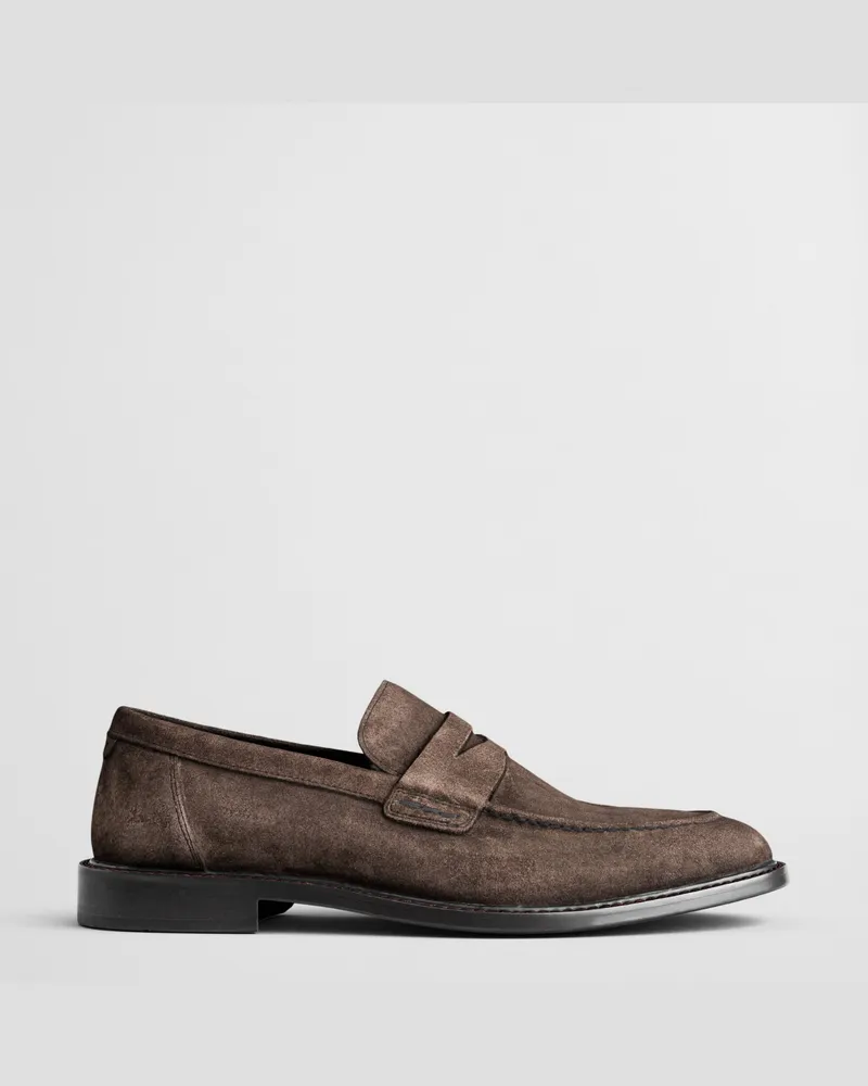 Gant Herren Lozham Loafer aus Veloursleder 