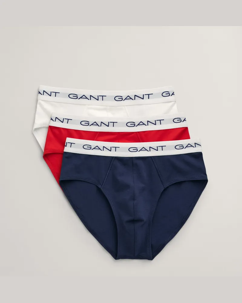 Gant Herren 3er-Pack Unterhosen  Multicolor Multicolor
