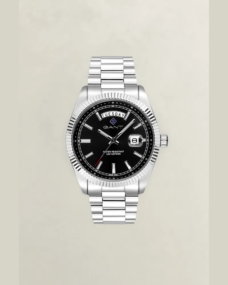 Gant Herren Fairfax Armbanduhr Schwarz Schwarz
