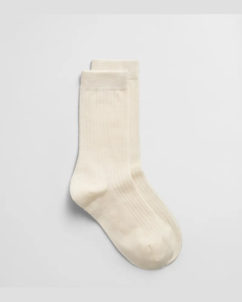 Gant Damen Gerippte Socken mit Merinowolle 