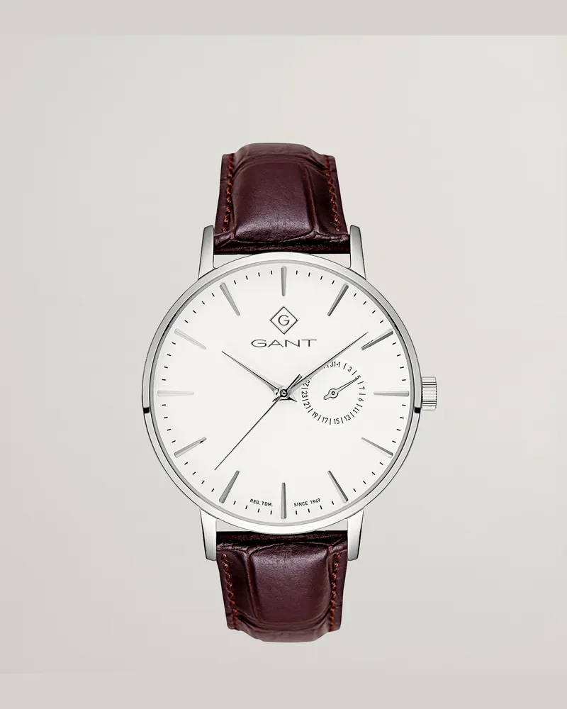 Gant Herren Park Hill III Armbanduhr Weiß Weiß