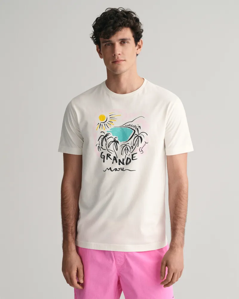 Gant Herren T-Shirt mit Print 